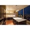 Z-Lite Beau Linear Chandelier, 5-Light, 4.75 In.W x 42 In.L x 12.75 In.H, Rubbed Brass/Clear 740P-5L-RB - alternate 2